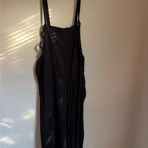 Black Sleeveless Adjustable Jumper